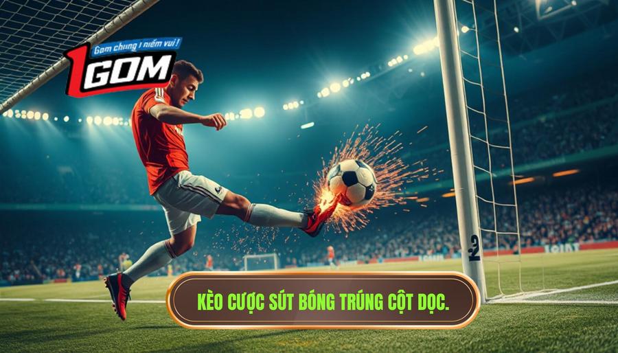1. Kèo cược sút bóng trúng cột dọc.