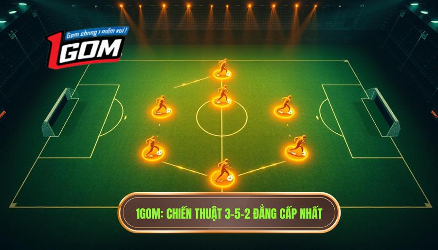Chiến thuật bóng đá 3-5-2 tấn công