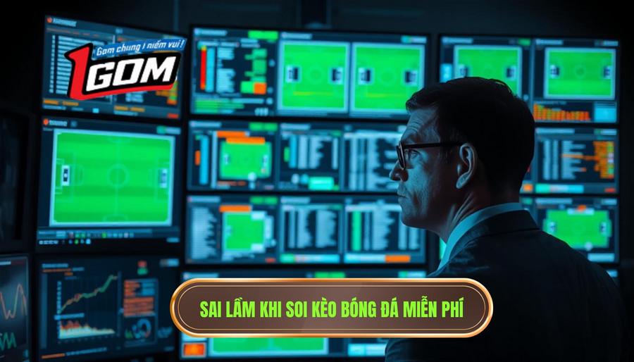 Sai lầm khi soi kèo bóng đá miễn phí
