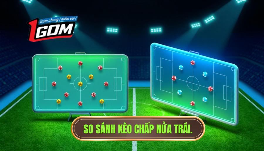 So sánh kèo chấp nửa trái